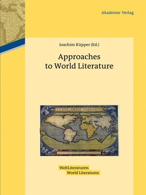 cover image of Approaches to World Literature